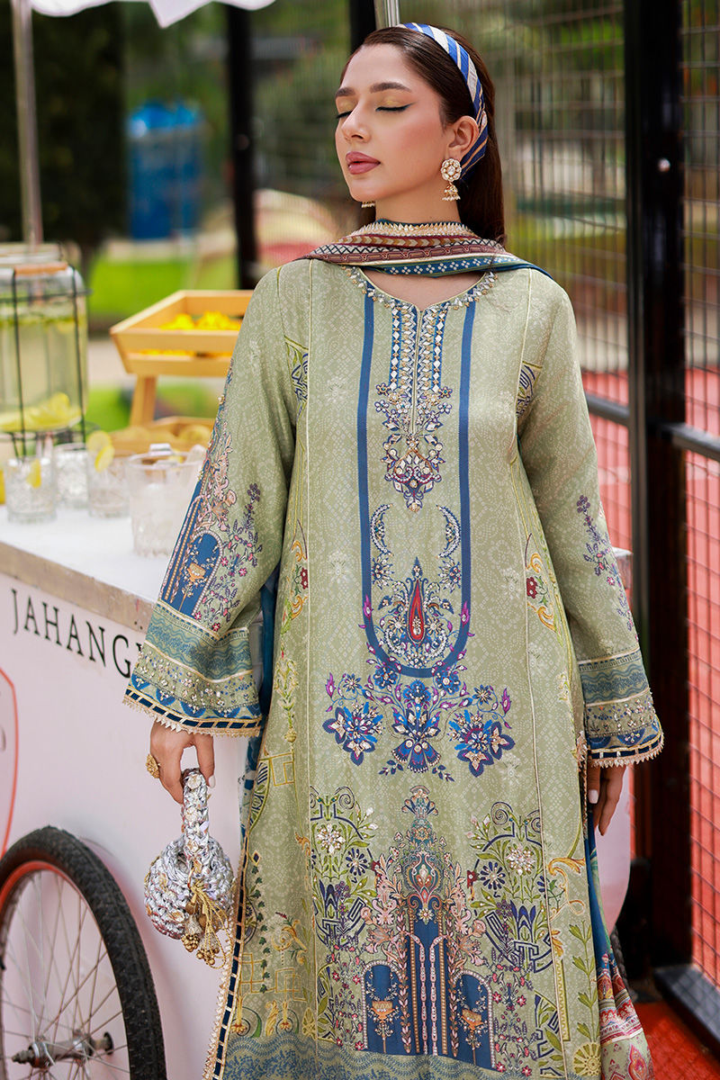 Ansab Jahangir | Digital Silk | Cerya - Pakistani Designer Dress - by Ansab Jahangir - Type : Ladies Clothes - 100% Original at Saira Sultan