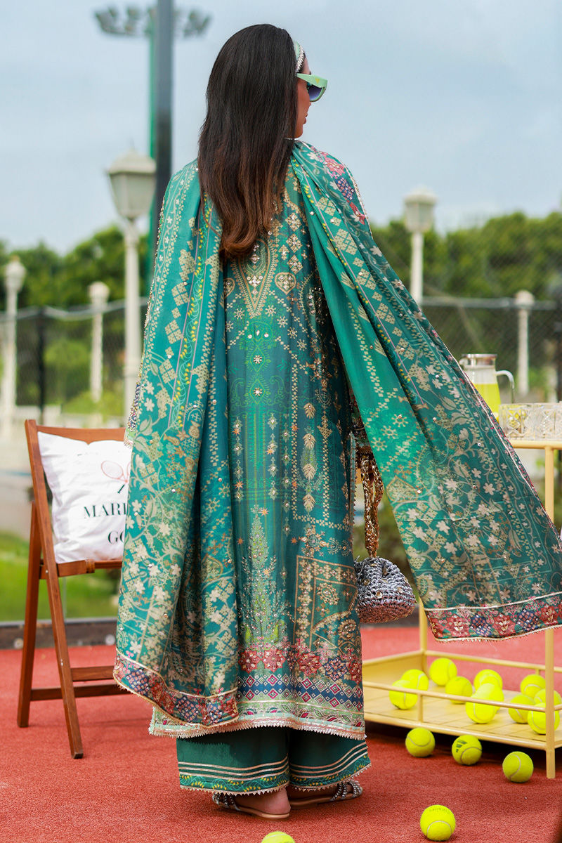 Ansab Jahangir | Marigold and Gota | Zartasha - Pakistani Designer Dress - by Ansab Jahangir - Type : Ladies Clothes - 100% Original at Saira Sultan