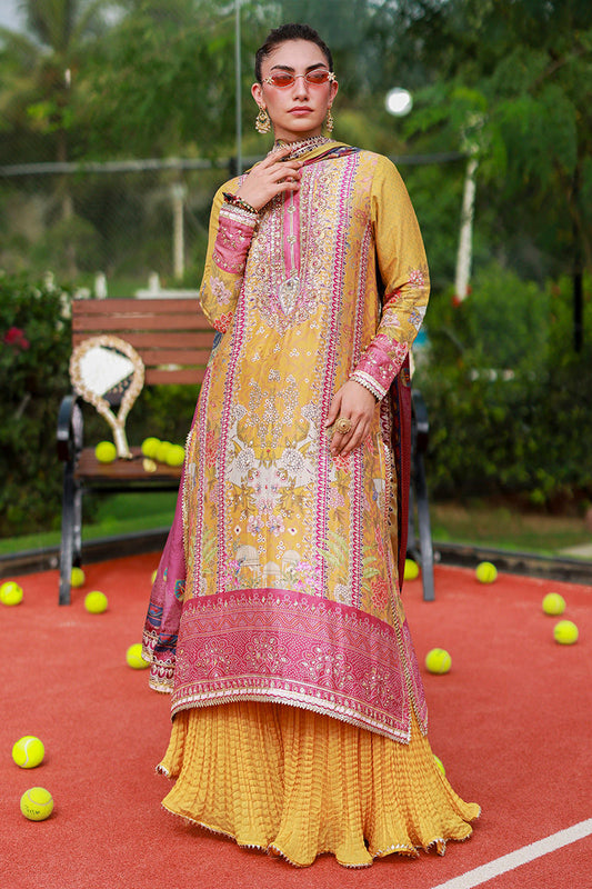 Ansab Jahangir | Marigold and Gota | Aveline - Pakistani Designer Dress - by Ansab Jahangir - Type : Ladies Clothes - 100% Original at Saira Sultan