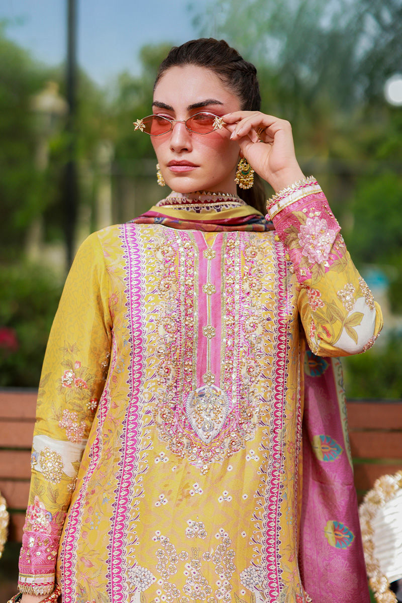 Ansab Jahangir | Digital Silk | Aveline - Pakistani Designer Dress - by Ansab Jahangir - Type : Ladies Clothes - 100% Original at Saira Sultan
