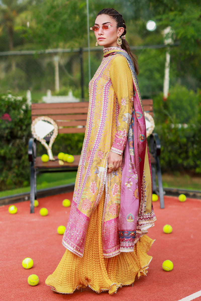 Ansab Jahangir | Digital Silk | Aveline - Pakistani Designer Dress - by Ansab Jahangir - Type : Ladies Clothes - 100% Original at Saira Sultan