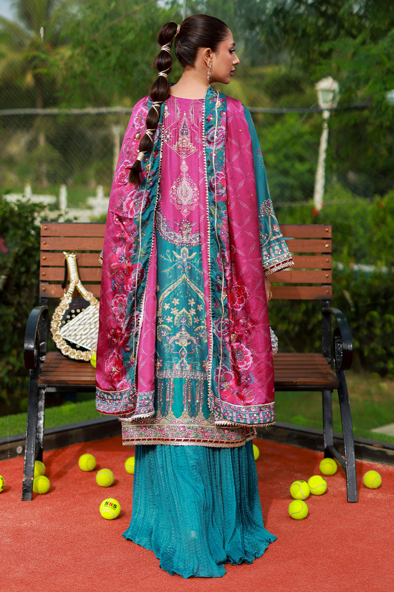 Ansab Jahangir | Marigold and Gota | Alveena - Pakistani Designer Dress - by Ansab Jahangir - Type : Ladies Clothes - 100% Original at Saira Sultan