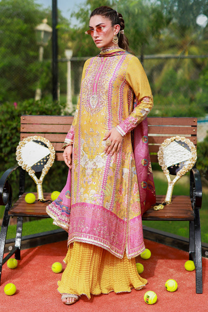 Ansab Jahangir | Marigold and Gota | Aveline - Pakistani Designer Dress - by Ansab Jahangir - Type : Ladies Clothes - 100% Original at Saira Sultan