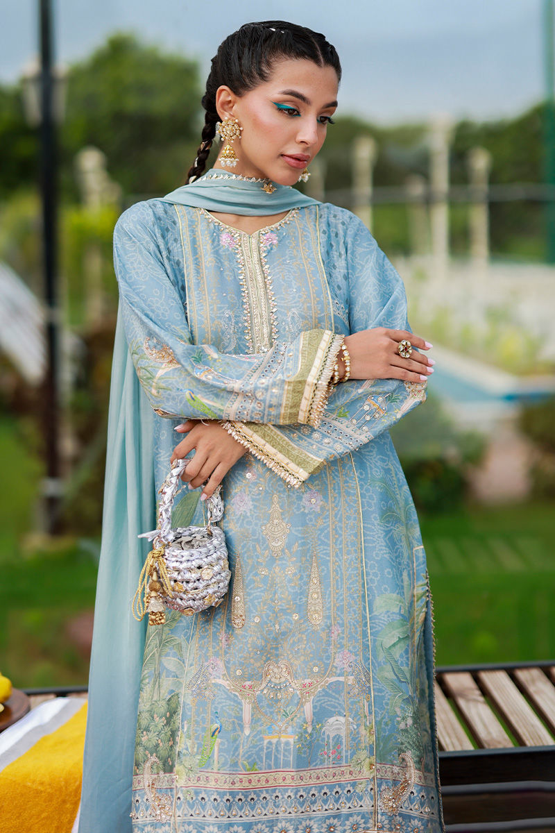 Ansab Jahangir | Marigold and Gota | Maheera - Pakistani Designer Dress - by Ansab Jahangir - Type : Ladies Clothes - 100% Original at Saira Sultan