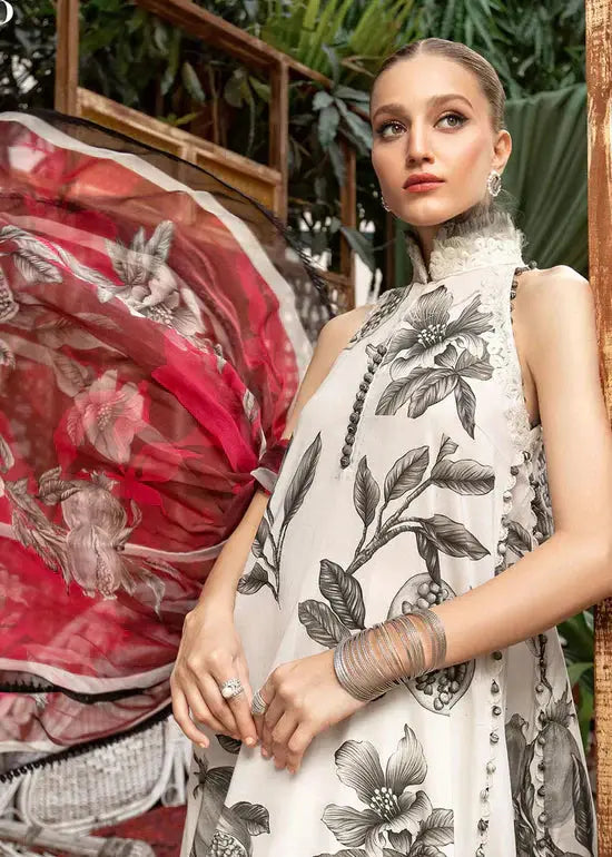 Maria B | M Prints | 3A - Pakistani Designer Dress - by Maria B | Type: Luxury - 100% Original at Saira Sultan