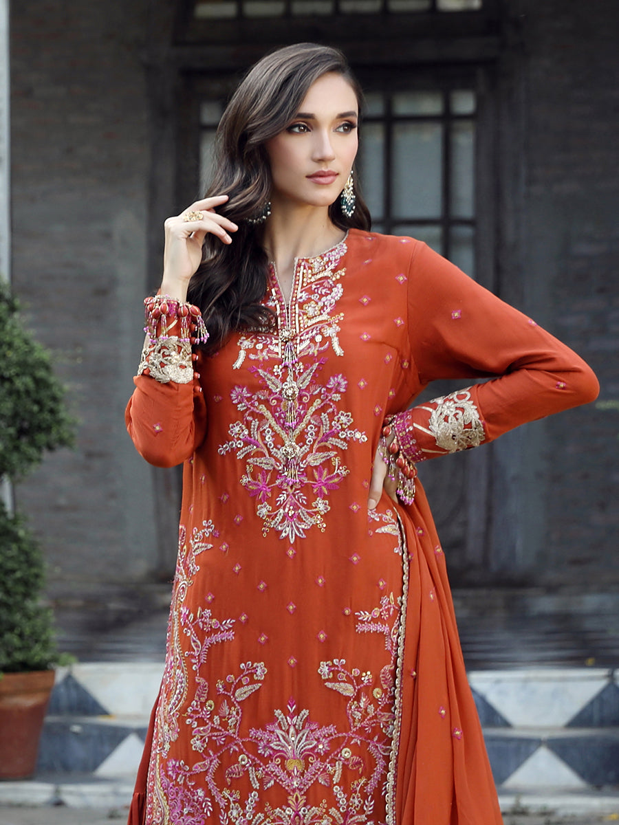 Salitex | Raaya Chiffon 24 | M08 - Pakistani Designer Dress - by Salitex | Type: Formal - 100% Original at Saira Sultan