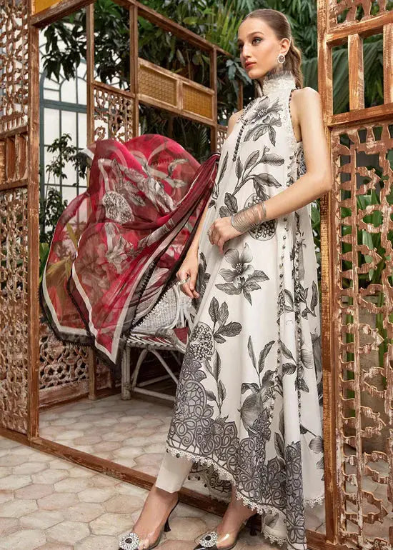 Maria B | M Prints | 3A - Pakistani Designer Dress - by Maria B | Type: Luxury - 100% Original at Saira Sultan