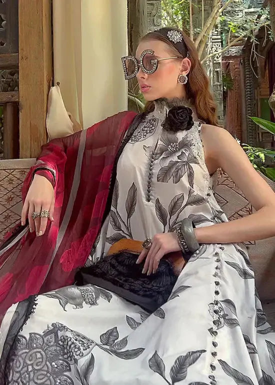 Maria B | M Prints | 3A - Pakistani Designer Dress - by Maria B | Type: Luxury - 100% Original at Saira Sultan