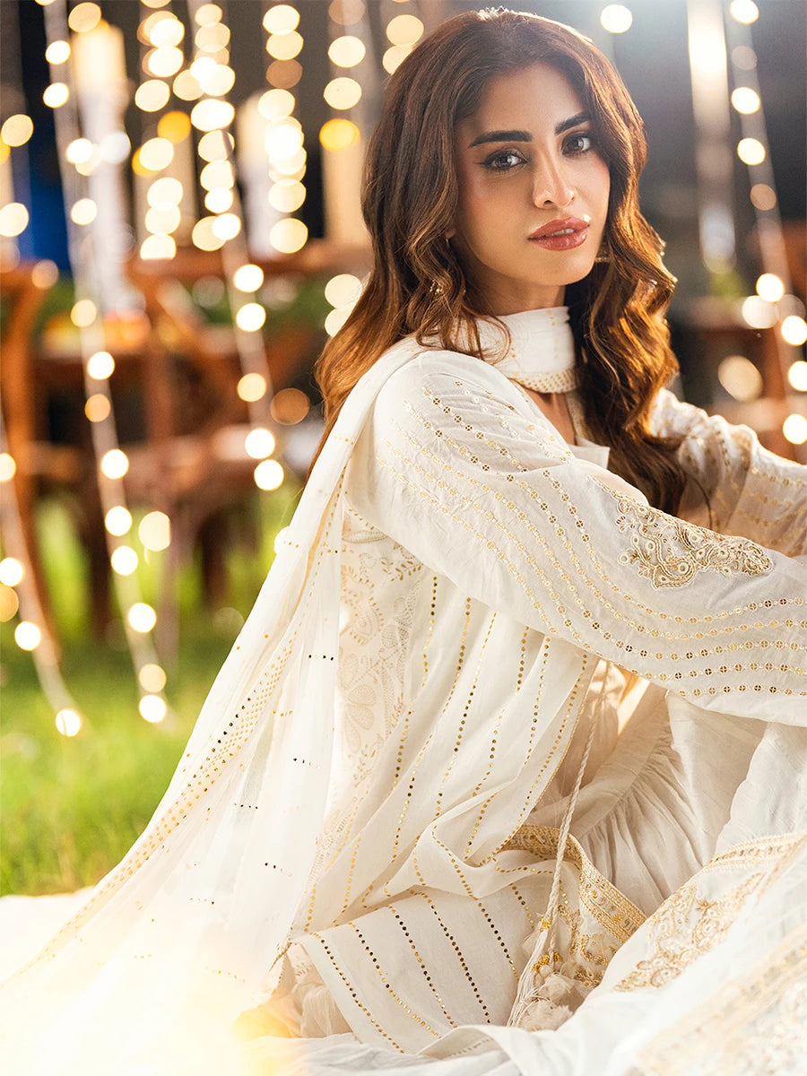 Salitex | Signature Festive Chiffon | UNS25WW003UT L White Cambric
