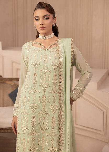 Sahane | Elyssa Festive Chiffon | CT-19004 Emera - ELYSSA XL Mint Green Chiffon