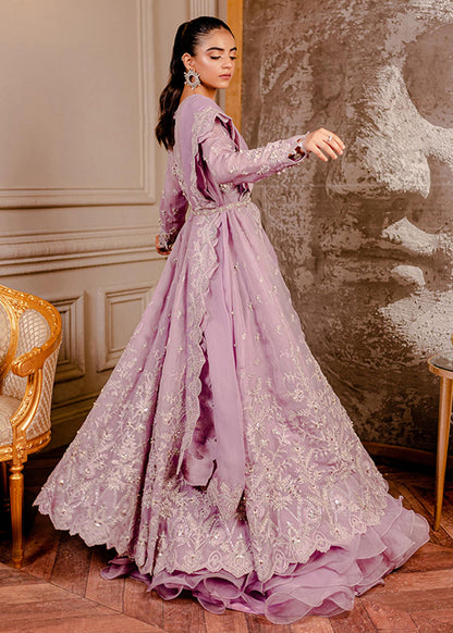 Fozia Khalid I Dilkash Festive Wear 25 | Peri Winkle - Pakistani Designer Dress - by Fozia Khalid - Type :  - 100% Original at Saira Sultan