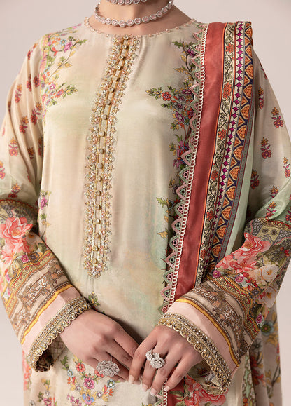 Sahane | Suay Silk Handwork Edit | CT-15004 AVA - SUAY M Beige Silk