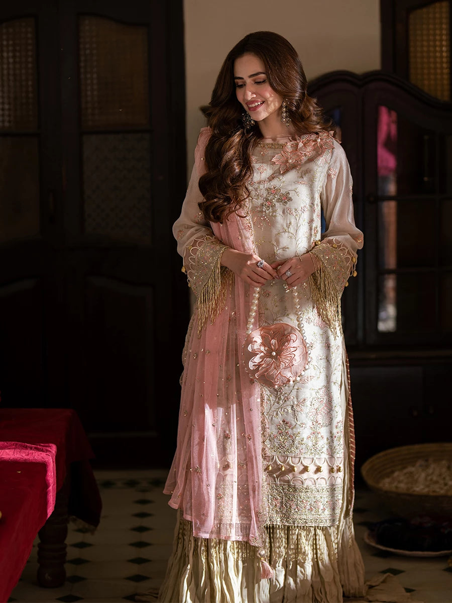 Salitex | Signature Festive Chiffon | SUNW6NO033UT L Light Pink Paper Cotton