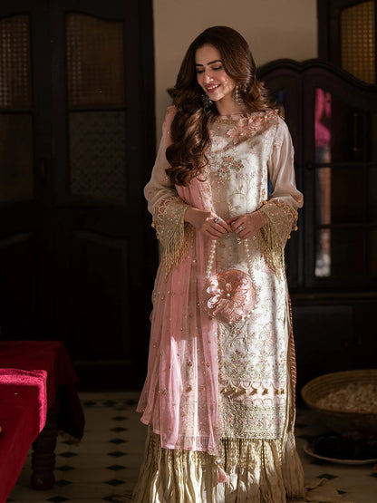Salitex | Signature Festive Chiffon | SUNW6NO033UT L Light Pink Paper Cotton