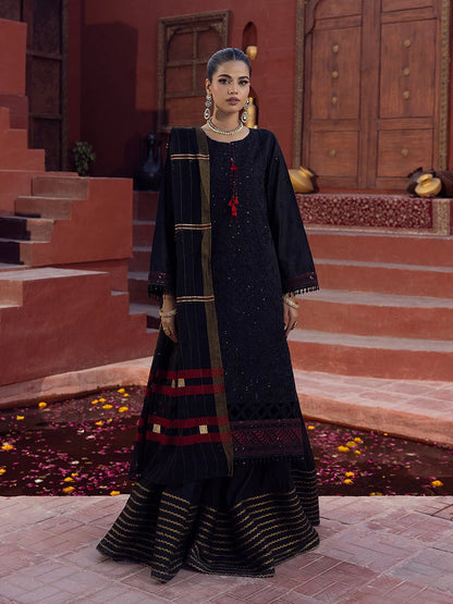 Salitex | Signature Festive Chiffon | SUNW6JI022UT XS Black Yarn Dyed