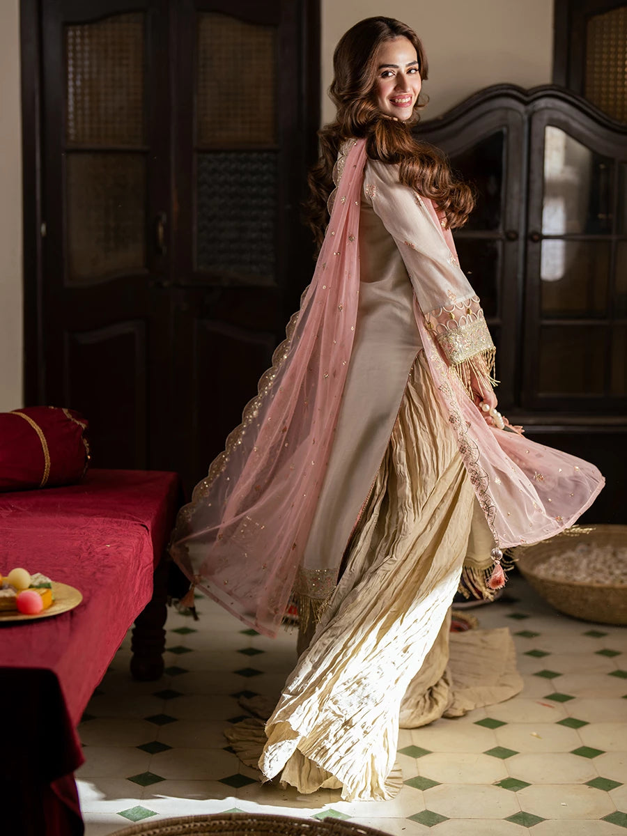 Salitex | Signature Festive Chiffon | SUNW6NO033UT Custom Size Light Pink Paper Cotton