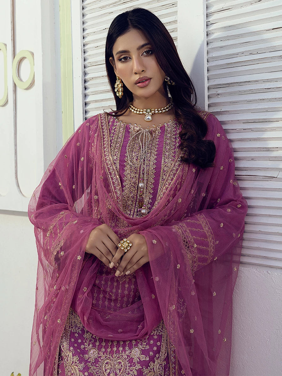Salitex | Signature Festive Chiffon | SUNW6NO004UT M Rose Pink Cotton Net