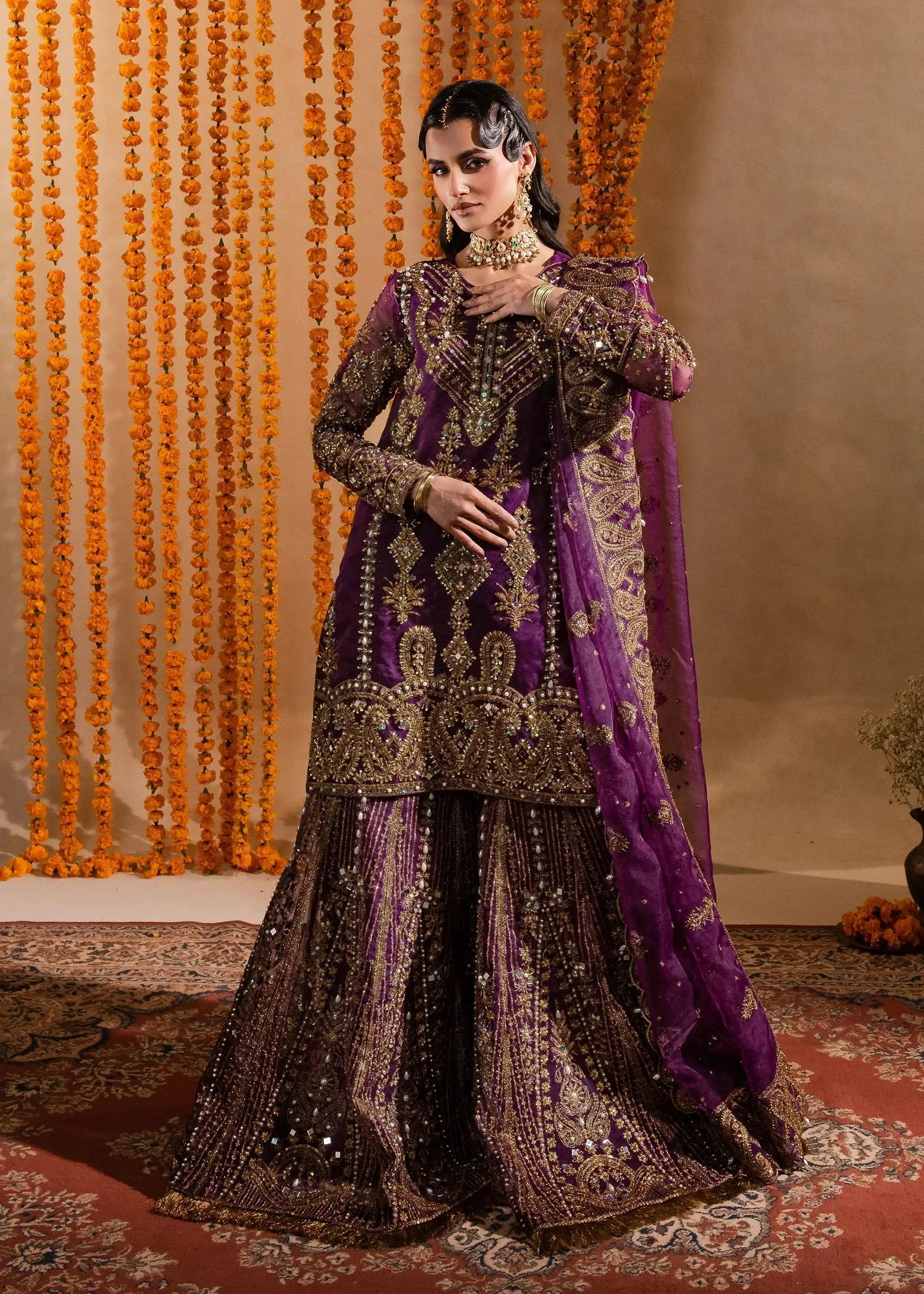 Maria Osama Khan | Sajni Wedding Festive | Yashfa - Pakistani Designer Dress - by Maria Osama Khan | Type: Bridal - 100% Original at Saira Sultan