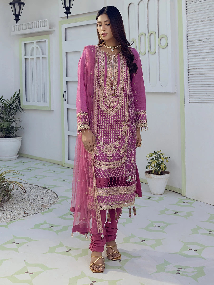Salitex | Signature Festive Chiffon | SUNW6NO004UT Custom Size Rose Pink Cotton Net
