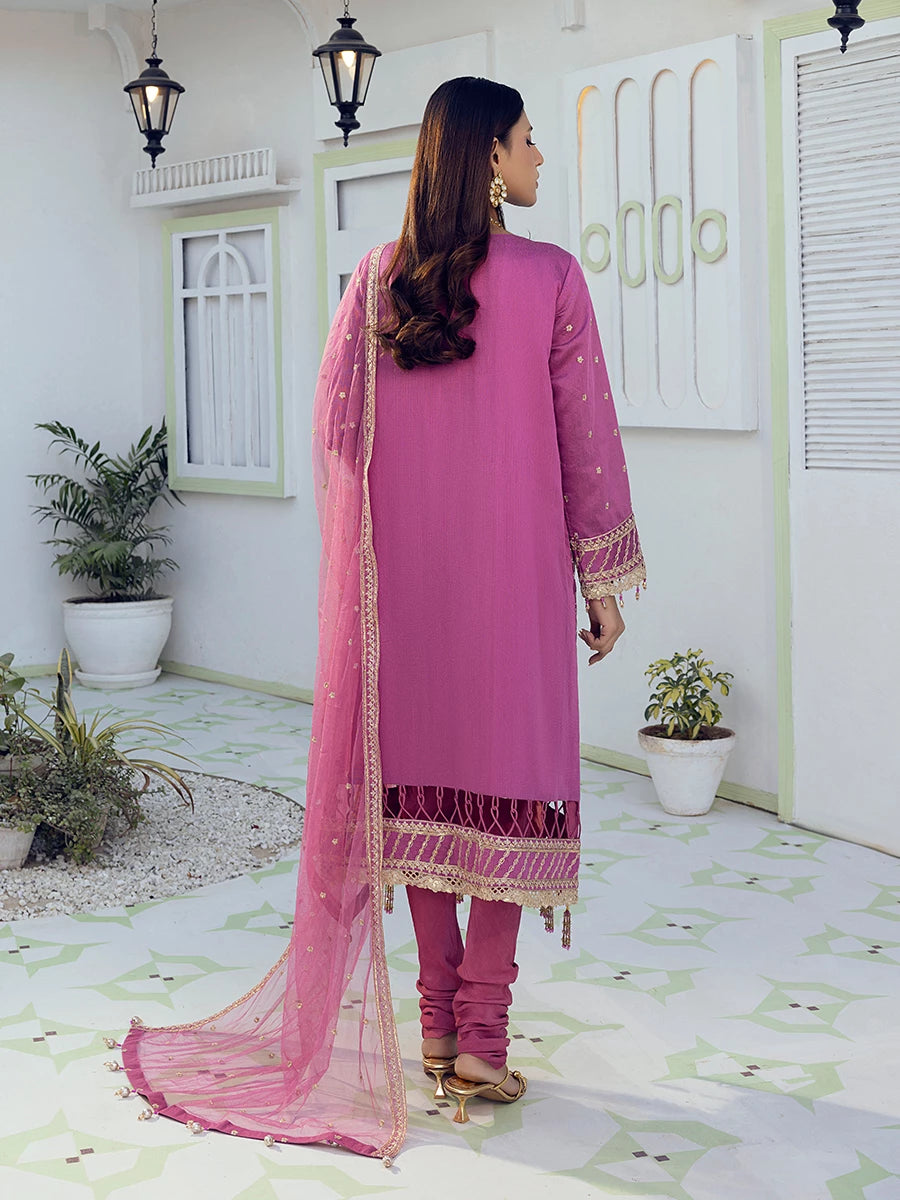 Salitex | Signature Festive Chiffon | SUNW6NO004UT S Rose Pink Cotton Net