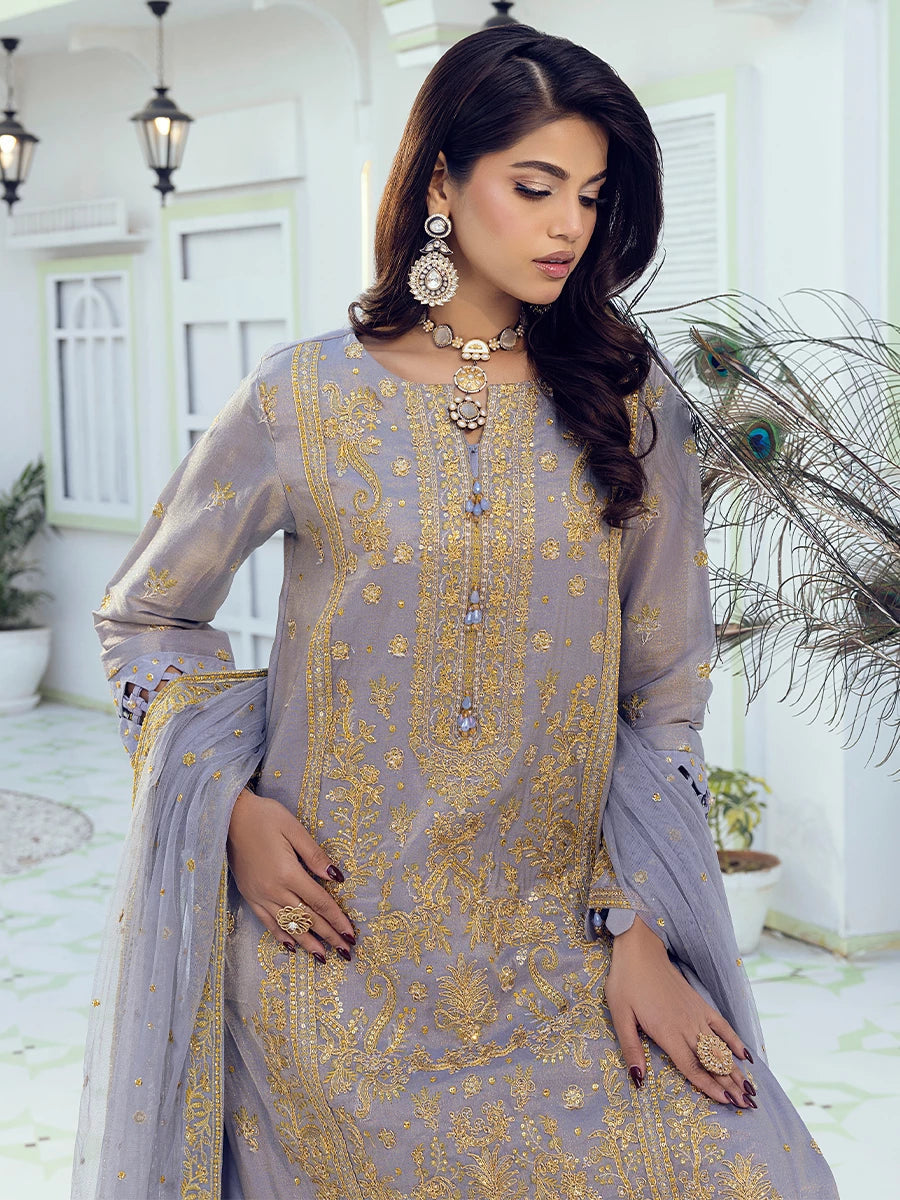Salitex | Signature Festive Chiffon | SUNW6NO011UT M Light Lavender Shimmer