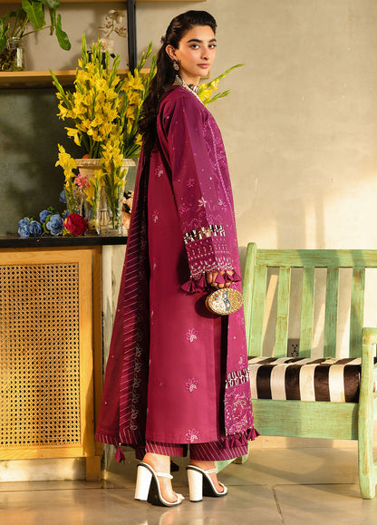 Sahane | In Laws in Lawn Eid Edit | CT-21002 Berry L Magenta Lawn
