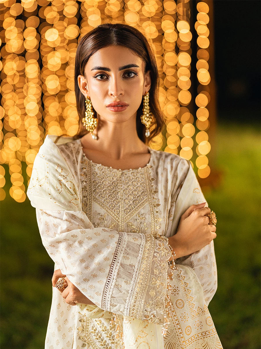 Salitex | Signature Festive Chiffon | UNS25WW007UT L Off White Cambric