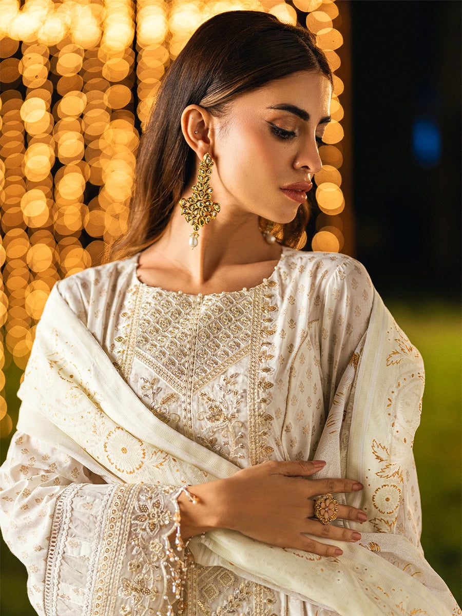 Salitex | Signature Festive Chiffon | UNS25WW007UT M Off White Cambric