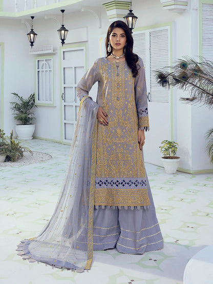 Salitex | Signature Festive Chiffon | SUNW6NO011UT L Light Lavender Shimmer