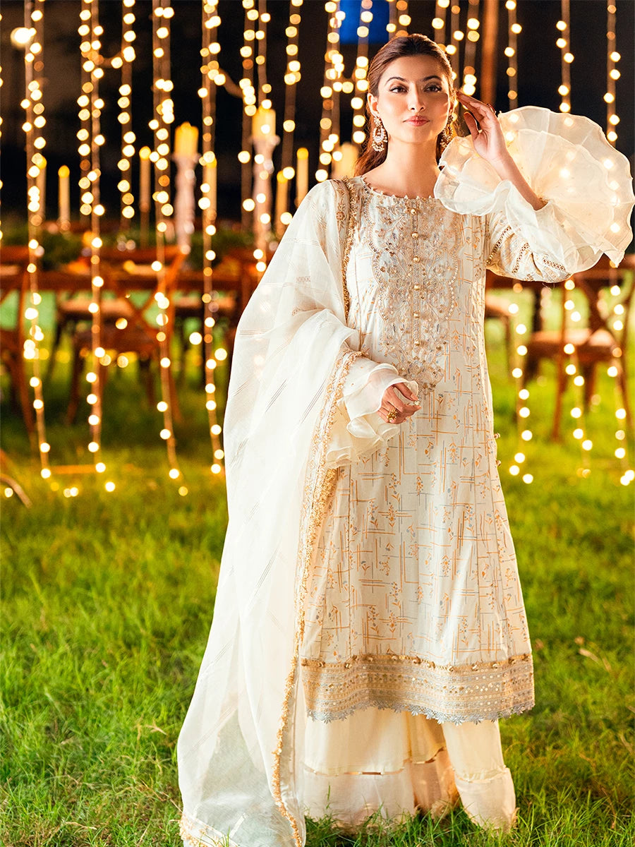Salitex | Signature Festive Chiffon | UNS25WW009UT XS Ivory Lawn