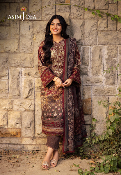 Asim Jofa | Prints Drop 2 | AJUBJ-01 L Gray Lawn