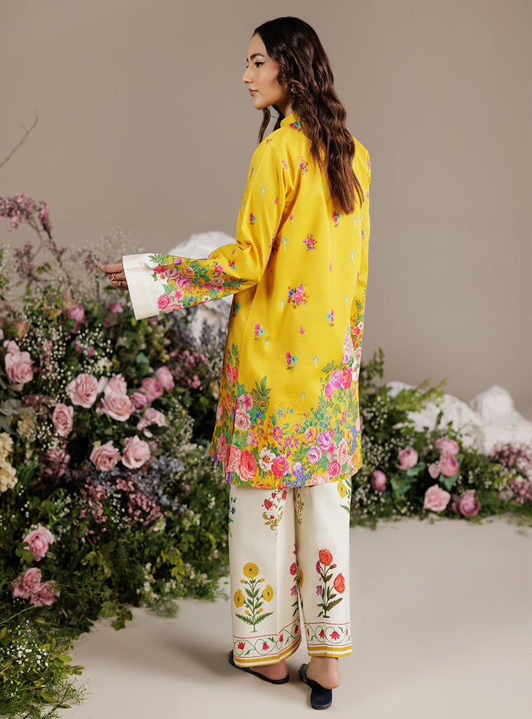Rajbari | Amal Summer Prints Exclusive | Amal Summer Prints - 14 S Yellow Lawn