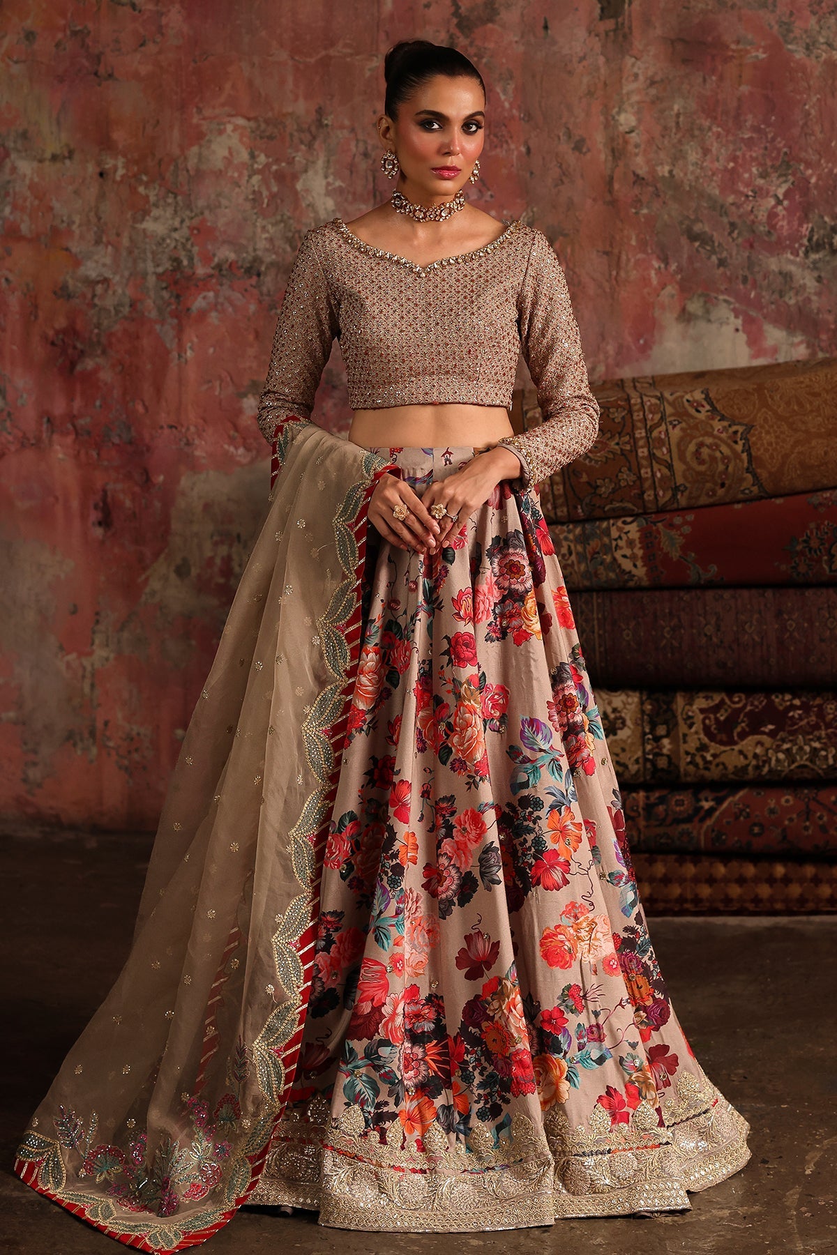 Charizma | Statement Formals | CMA-5-06 - Pakistani Designer Dress - by Charizma - Type : Ladies Clothes - 100% Original at Saira Sultan