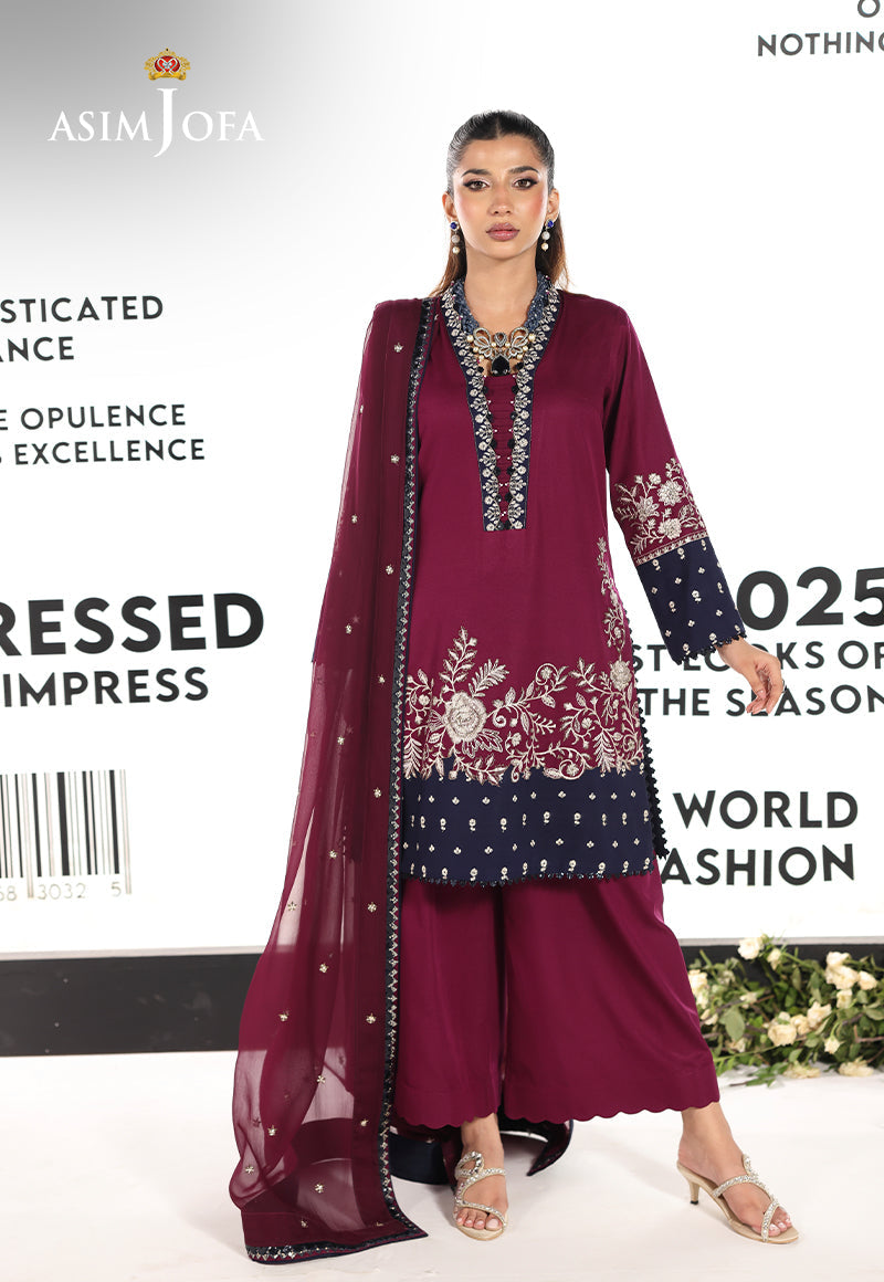 Asim Jofa | En Vogue | AJUEV-02 - Pakistani Designer Dress - by Asim Jofa - Type : Ladies Clothes - 100% Original at Saira Sultan