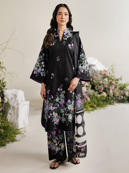 Rajbari | Amal Summer Prints Exclusive | Amal Summer Prints - 06 XS Black Lawn