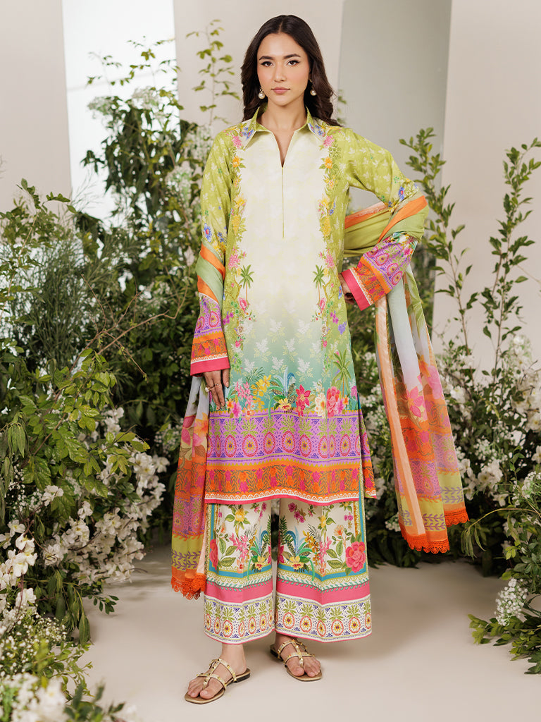 Rajbari | Amal Summer Prints Exclusive | Amal Summer Prints - 07 XS Ivory Lawn