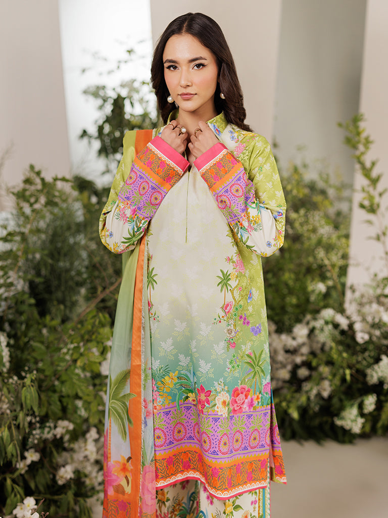 Rajbari | Amal Summer Prints Exclusive | Amal Summer Prints - 07 M Ivory Lawn