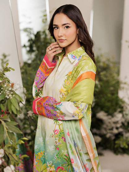 Rajbari | Amal Summer Prints Exclusive | Amal Summer Prints - 07 XL Ivory Lawn