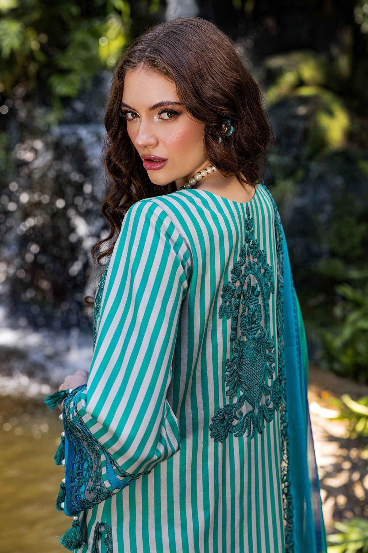 Charizma | Naranji Lawn | CN5-01 XL Teal Lawn