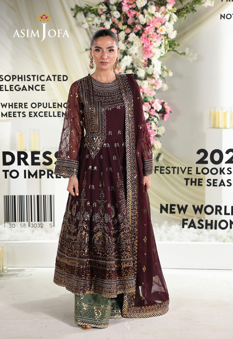Asim Jofa | En Vogue |AJUEV-09 - Pakistani Designer Dress - by Asim Jofa - Type : Ladies Clothes - 100% Original at Saira Sultan