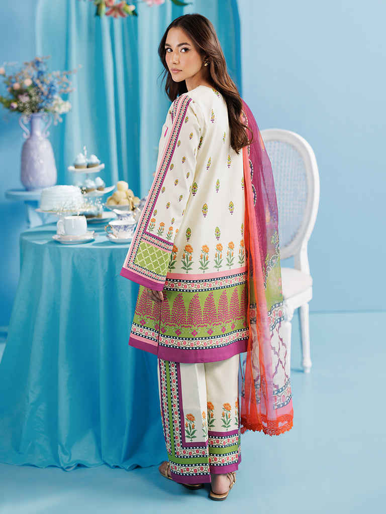 Rajbari | Amal Summer Prints Exclusive | Amal Summer Prints - 04 S White Lawn