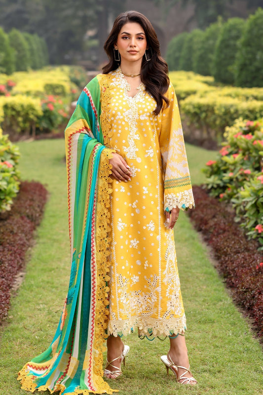 Charizma | Rang e Bahar | CRB5-06 XS Mustard Yellow Lawn