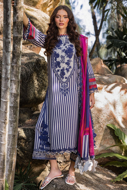 Charizma | Naranji Lawn | CN5-06 L Navy Lawn