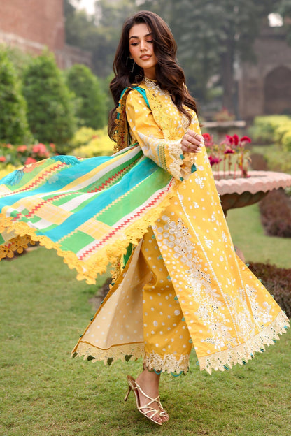 Charizma | Rang e Bahar | CRB5-06 M Mustard Yellow Lawn
