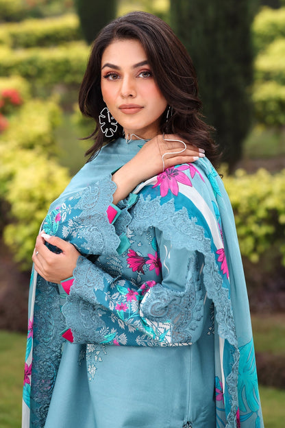 Charizma | Rang e Bahar | CRB5-03 S Teal Lawn