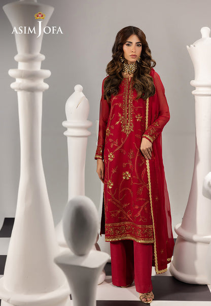 Asim Jofa | Izel Luxury Collection | AJIZL-19 - Pakistani Designer Dress - by Asim Jofa - Type : Ladies Clothes - 100% Original at Saira Sultan