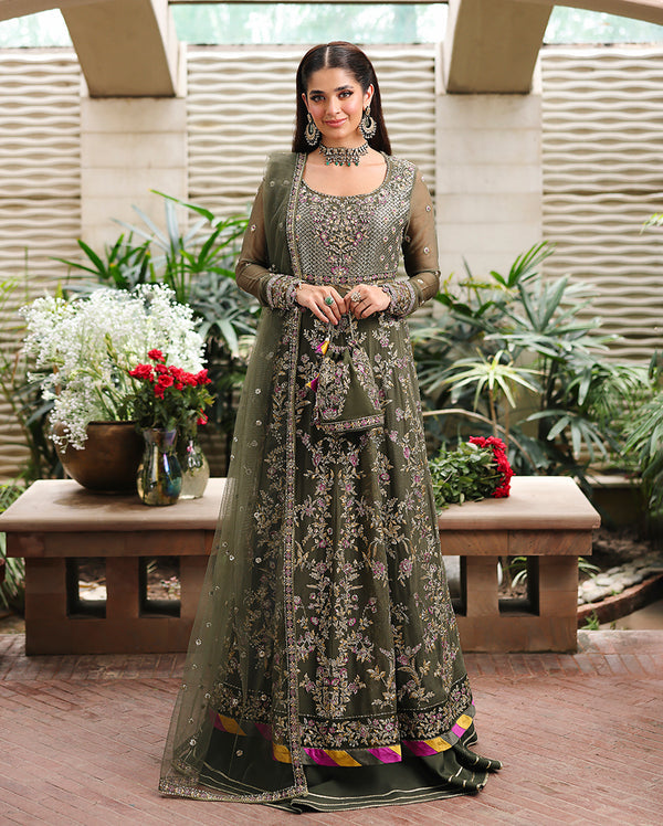 Roheenaz | Aangan Chiffon Collection 25 | Mehwar - Pakistani Designer Dress - by Roheenaz - Type : Ladies Clothes - 100% Original at Saira Sultan
