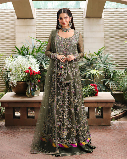 Roheenaz | Aangan Chiffon Collection 25 | Mehwar - Pakistani Designer Dress - by Roheenaz - Type : Ladies Clothes - 100% Original at Saira Sultan