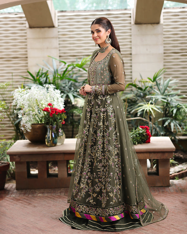 Roheenaz | Aangan Chiffon Collection 25 | Mehwar - Pakistani Designer Dress - by Roheenaz - Type : Ladies Clothes - 100% Original at Saira Sultan