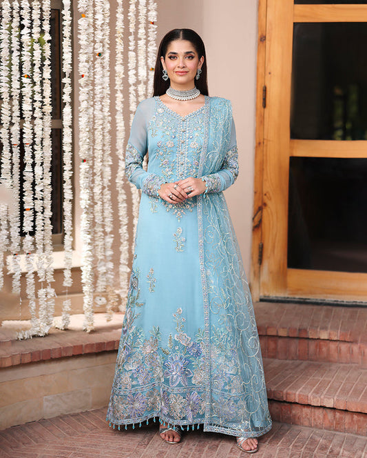 Roheenaz | Aangan Chiffon Collection 25 | Wafa - Pakistani Designer Dress - by Roheenaz - Type : Ladies Clothes - 100% Original at Saira Sultan